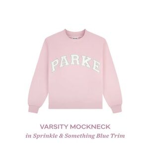 Sold out do not buy PARKE VARSITY MOCKNECK SPRINKLE